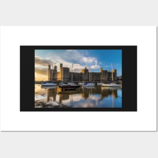 Caernarfon Castle North Wales Posters and Art